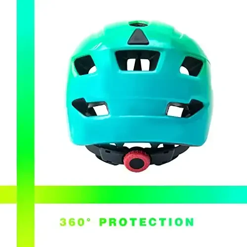 OnBros Kids Bike Helmet - Bike Helmets for 5-14 Boys or Girls with Visor, Children Bicycle Helmet for Skateboard Mountain Scooter Road Cycling, Lightweight and Adjustable 50-57CM - 3