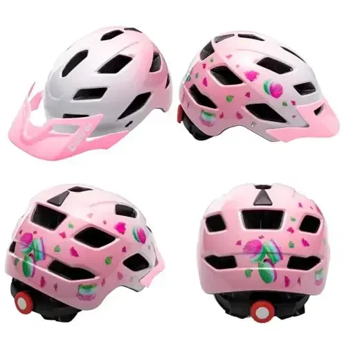 OnBros Kids Bike Helmet - Bike Helmets for 5-14 Boys or Girls with Visor, Children Bicycle Helmet for Skateboard Mountain Scooter Road Cycling, Lightweight and Adjustable 50-57CM - MODAZONE (1)