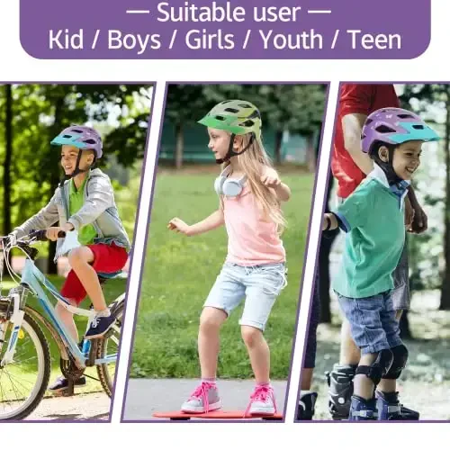 OnBros Kids Velosiped Dubulg'asi - 5-14 yoshdagi o'g'il yoki qizlar uchun visorli velosiped dubulg'alari, Skateboard tog'li scooter yo'lida velosipedda yurish uchun bolalar velosiped dubulg'asi, Yengil va sozlanishi 50-57CM - 6