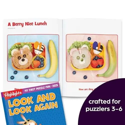 Highlights My First Puzzle Fun 2025 Puzzle Books for Kids Ages 3-6, 4-Book Set of Matching, Mazes, Spot-The-Differences, and More Travel-Friendly Screen Free Brain-Boosting Activities - 3