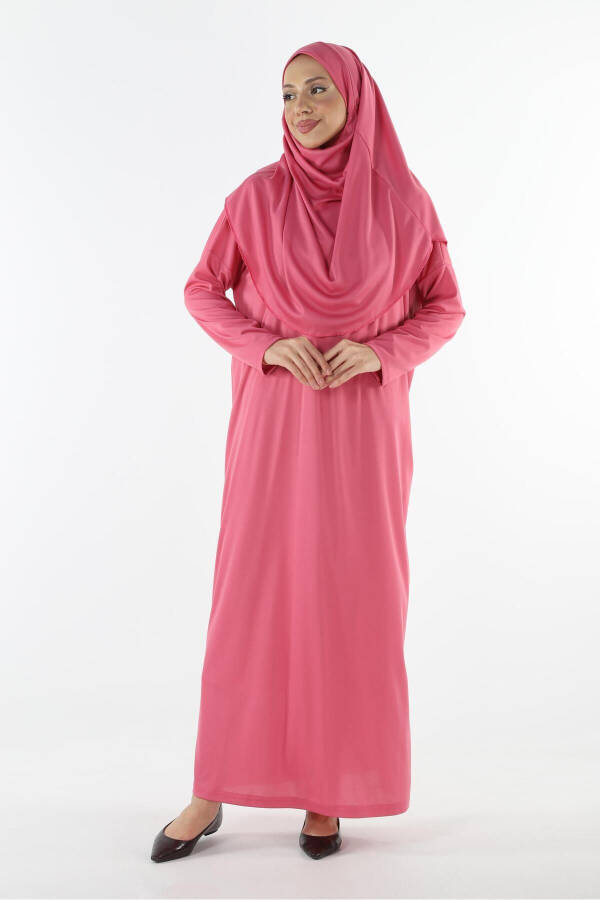 One Piece Non-Slip Headscarf Prayer Dress - 2