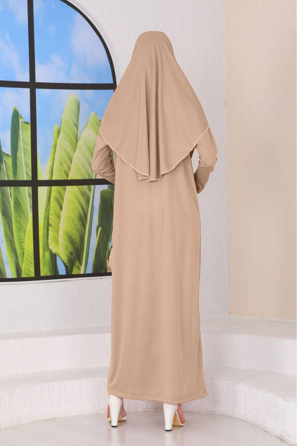 One Piece Prayer Dress Mink - 3