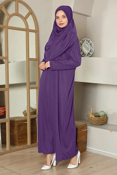 One Piece Prayer Dress Purple - MEDIPEK