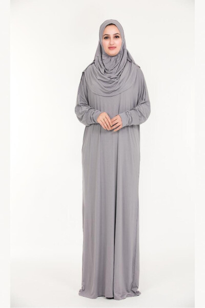 One-Piece Prayer Dress with Hijab - 1