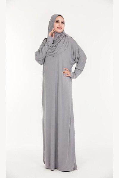 One-Piece Prayer Dress with Hijab - 3