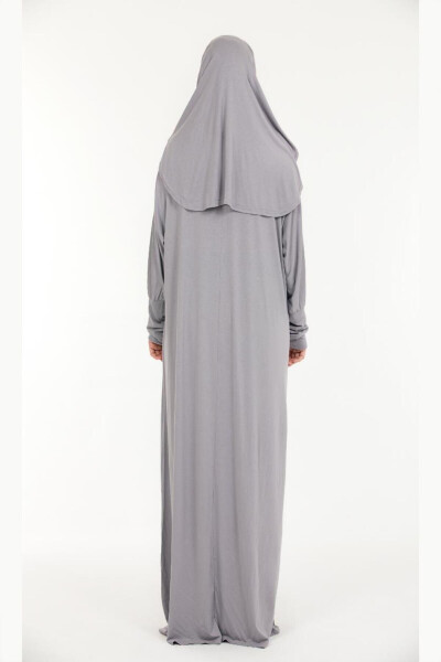 One-Piece Prayer Dress with Hijab - 5