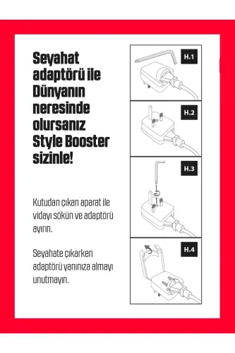 One Step Style Booster Saç Kurutma Makinesi Ve Şekillendirici - Siyah - 5