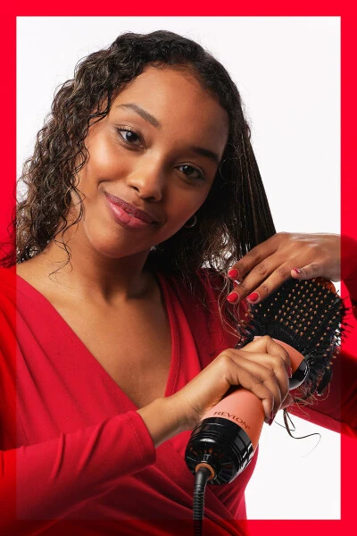 One Step Volumiser Hair Dryer and Styler - Apricot RVDR5222AE - 6