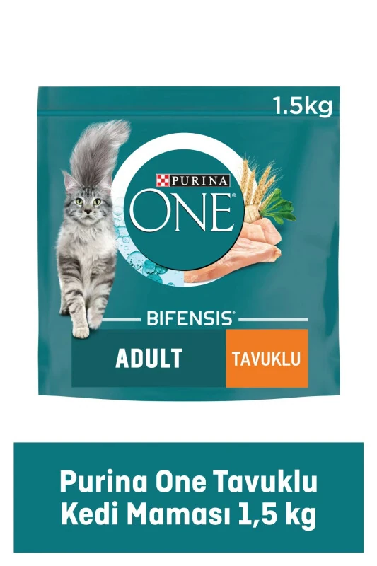 One Kuru Kedi Maması Tavuklu Yetişkin Kediler 1500 gr - PURINA ONE