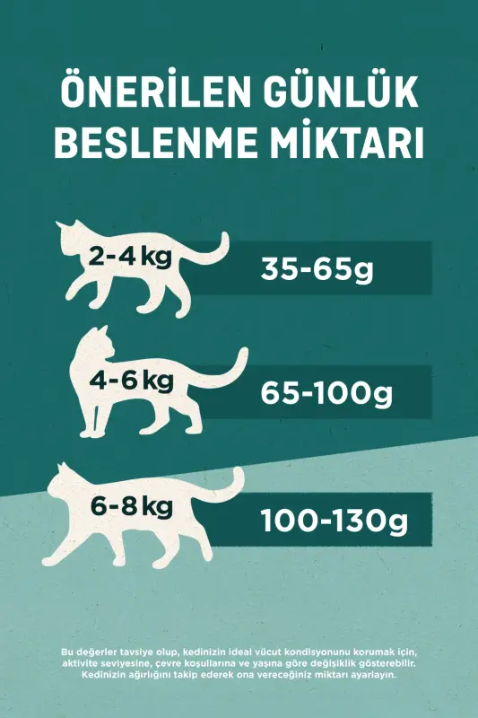 One Tovuqli Kattalar Uchun Quru Mushuk Oziq-ovqat 1,5 kg - 2