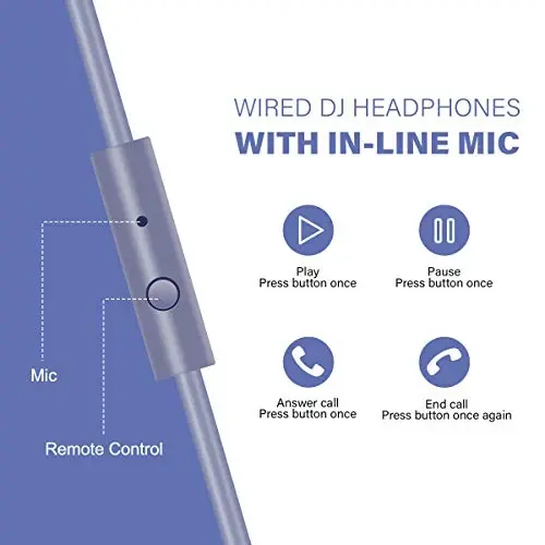 OneOdio Wired Over Ear Headphones Studio Monitor & Mixing DJ Stereo Headsets with 50mm Neodymium Drivers and 1/4 to 3.5mm Jack for AMP Computer Recording Podcast Keyboard Guitar Laptop - Light Blue - 3