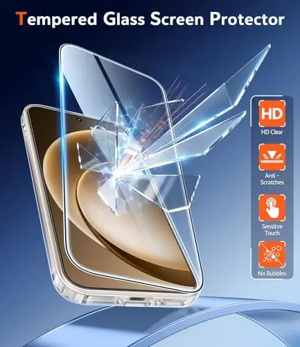 Oneplus 15 uchun FNTCASE g'ilofi shaffof: One Plus 15 telefon g'iloflari ekran himoyachisi bilan, ingichka, sarg'ayishga qarshi, harbiy darajadagi tushishdan himoya, mustahkam, zarbaga chidamli himoya shaffof telefon qopqog'i (Shaffof) - 3