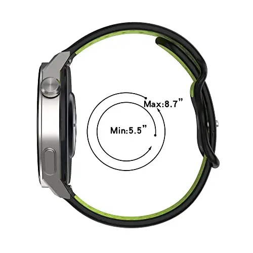 Chofit Sport Strap Compatible with OnePlus Watch 3/OPPO Watch X2 Bands for Women&Men Breathable Silicone Replacement Wristbands Adjustable Quick Release Band Accessories - 4