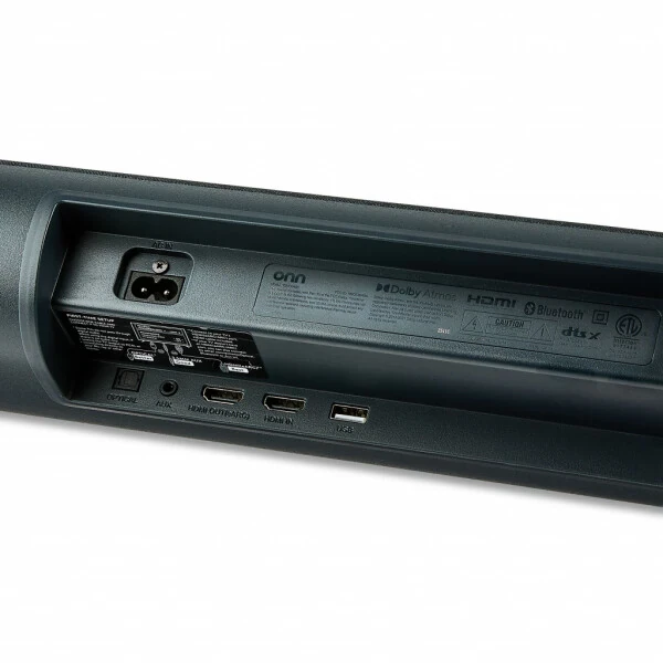 onn Bluetooth 5.1.2 Channel Surround Soundbar System with Dolby Atmos, 42