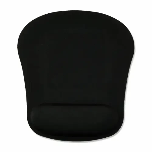 onn Mouse Pad with Memory Foam Wrist Rest Ergonomic Black - 2