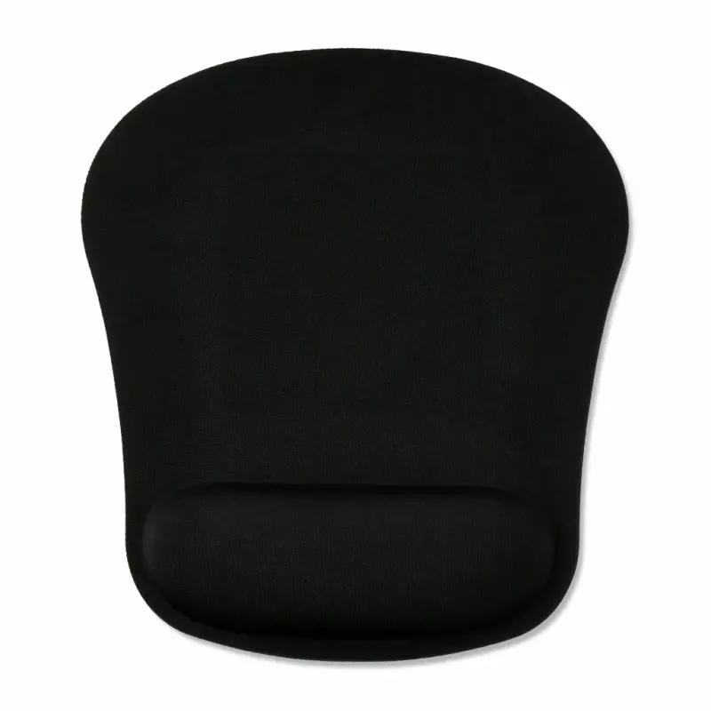 onn Mouse Pad with Memory Foam Wrist Rest Ergonomic Black - 2