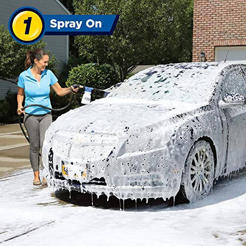 Ontel Carwash Cannon Foam Blaster Nozzle Gun for Car, Truck, Boat & More - 5 Spray Settings, Just Spray & Rinse, No Residue or Film (Packaging May Vary) - 3