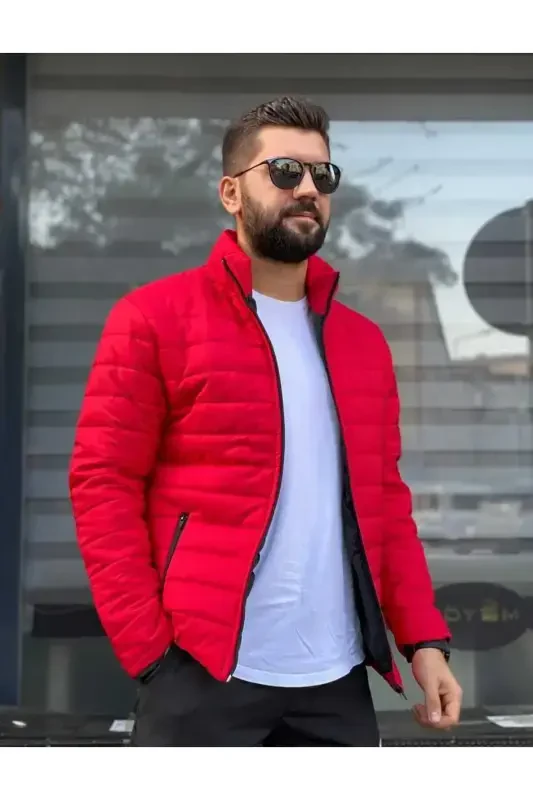 ONURMEN YENİ SEZON PREMİNYUM KIŞLIK MODELLER-Kırmızı - 3