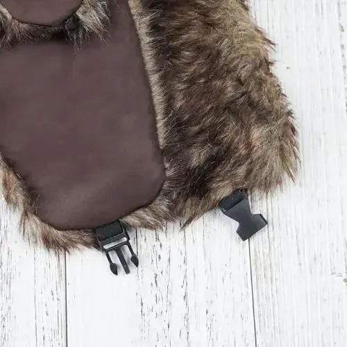 ONWAY Trapper Hat Ayollar Erkaklar uchun Sun'iy Mo'ynali Quloqchinli Qishki Shapkalar - 4