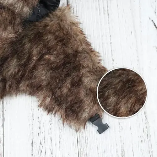 ONWAY Trapper Hat Ayollar Erkaklar uchun Sun'iy Mo'ynali Quloqchinli Qishki Shapkalar - 5