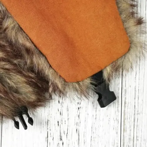 ONWAY Trapper Hat Ayollar Erkaklar uchun Sun'iy Mo'ynali Quloqchinli Qishki Shapkalar - 4