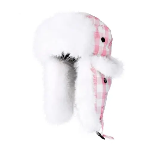 ONWAY Trapper Hat Ayollar va erkaklar uchun sun'iy mo'ynali quloqli qishki shapkalar - 1