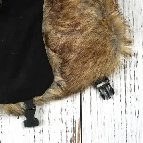 ONWAY Trapper Hat Qishki shapkalar ayollar va erkaklar uchun sun'iy mo'ynali quloqchinlar bilan - 4