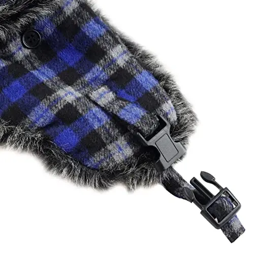 ONWAY Trapper Hat Winter Hats for Women Men with Faux Fur Ear Flaps - 4