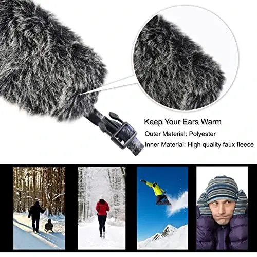 ONWAY Trapper Hat Winter Hats for Women Men with Faux Fur Ear Flaps - 6