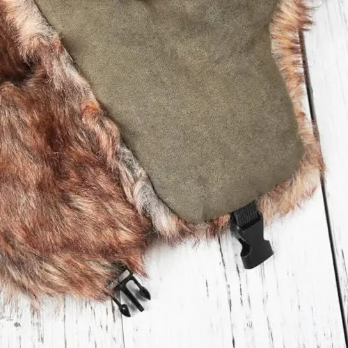ONWAY Trapper Hat Winter Hats for Women Men with Faux Fur Ear Flaps - 4