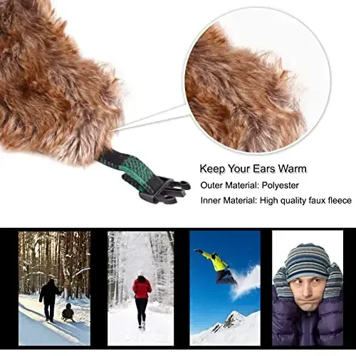 ONWAY Trapper Hat Winter Hats for Women Men with Faux Fur Ear Flaps - 6