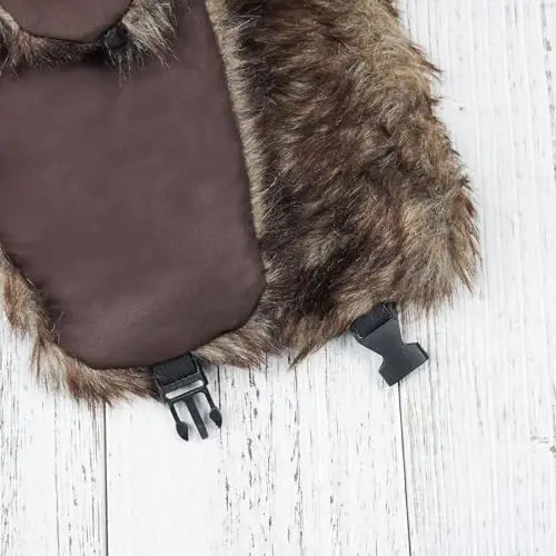 ONWAY Trapper Hat Winter Hats for Women Men with Faux Fur Ear Flaps - 4