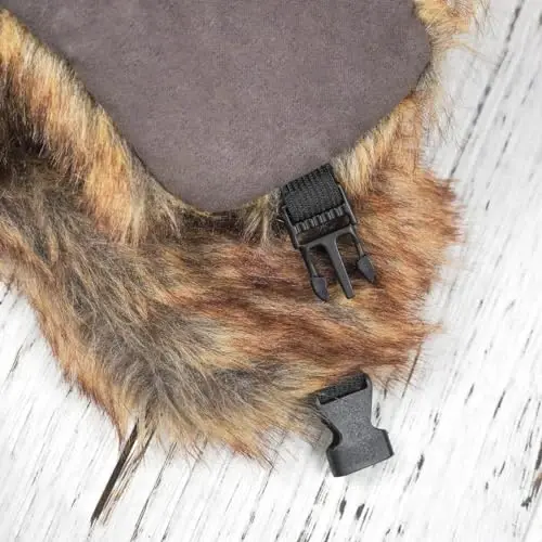 ONWAY Trapper Hat Winter Hats for Women Men with Faux Fur Ear Flaps - 4