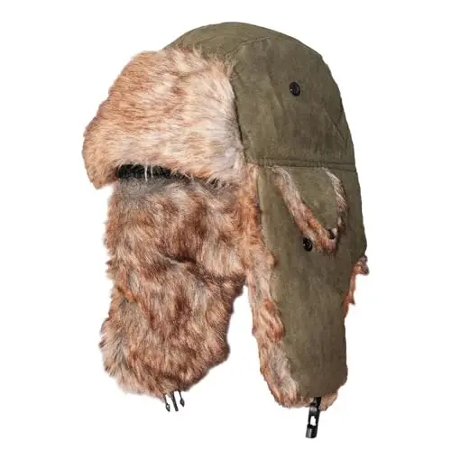 ONWAY Trapper Hat Winter Hats for Women Men with Faux Fur Ear Flaps - ONWAY