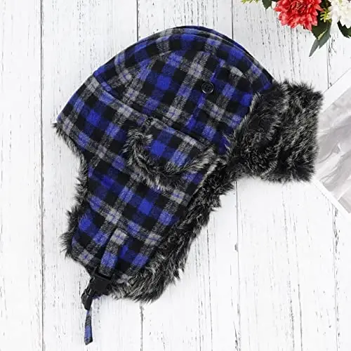 ONWAY Trapper Hat Winter Hats for Women Men with Faux Fur Ear Flaps - ONWAY (1)