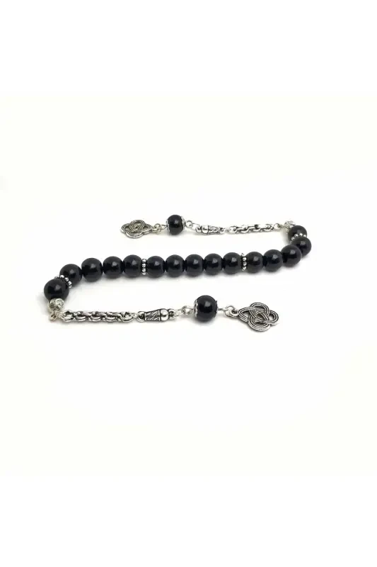 Onyx Natural Stone Zaza Model Rosary Natural Stone Rosary-Black Onyx - SELDERESI