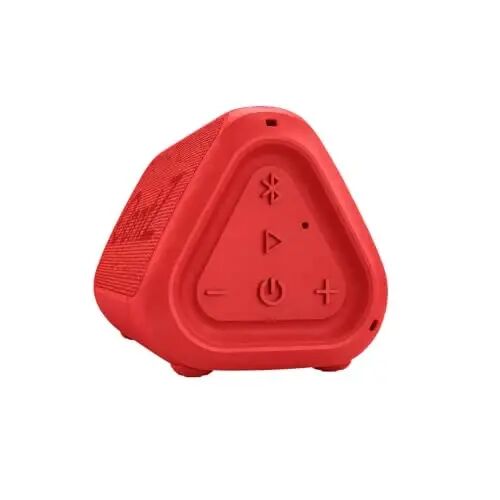 OontZ Angle Solo Compact Bluetooth Speaker, 14-Hour Playtime, Red | Compact 5W Bluetooth speaker with clear sound, 100-ft range, IPX5, mic, AUX Input and USB-C Charging Cable. - Cambridge Soundworks