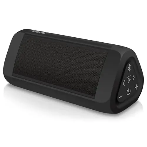 OontZ Angle 3 Ultra - Portable Bluetooth Speaker, 14 Watts, Bigger Bass, Hi-Quality Sound, 100 Ft Wireless Range, Play Two Speakers Together, IPX7 Waterproof, Home, Outdoor, Great Gift (Black) - CAMBRIDGE SOUNDWORKS