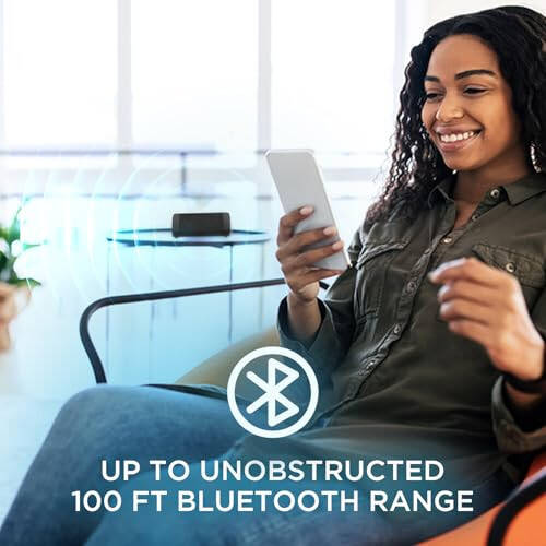 OontZ Ultra Bluetooth Hoparlör, Taşınabilir Kablosuz Bluetooth Hoparlör, 14 Watt, 100 ft'ye Kadar Engesiz Bluetooth Menzili, IPX7 Su Geçirmez Hoparlör (Siyah) - 3