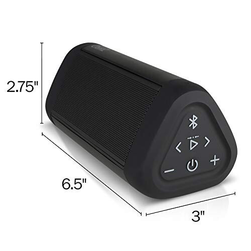 OontZ Ultra Bluetooth Karnay, Ko'chma Kablosiz Bluetooth Karnay, 14 Vt, 100 futgacha to'siqsiz Bluetooth masofasi, IPX7 Su o'tkazmaydigan Karnay (Qora) - 4