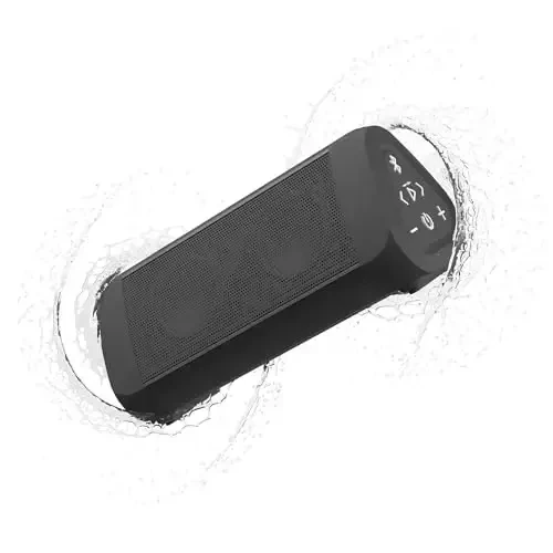 OontZ Ultra Bluetooth Speaker 5.4 | IPX7 Waterproof, 14W Enhanced Sound, 20-Hr Battery, 100ft Range, Deep Bass & Clear Audio, Durable Speaker for Pool, Beach, and Shower (Black) - 1