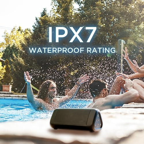 OontZ Ultra Bluetooth Speaker, Portable Wireless Bluetooth Speaker, 14 Watts, up to 100 ft Unobstructed Bluetooth Range, IPX7 Waterproof Speaker (Black) - 5