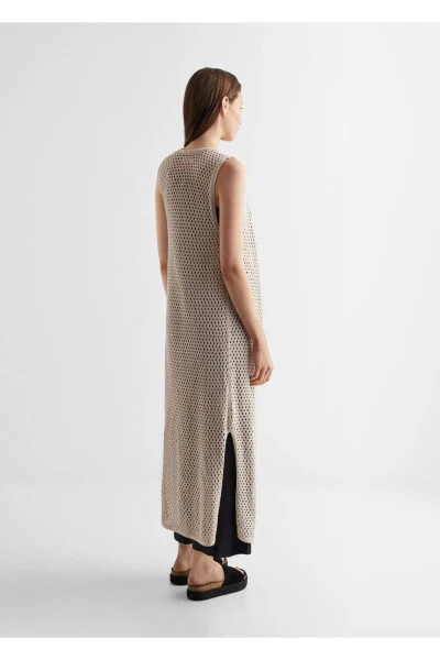 Openwork Cotton Vest - 4