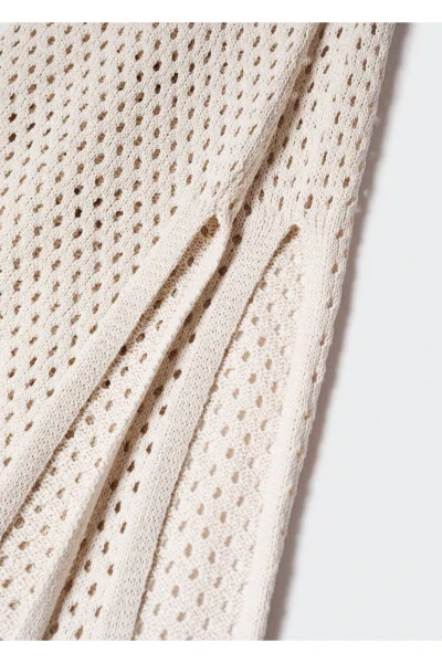 Openwork Cotton Vest - 6