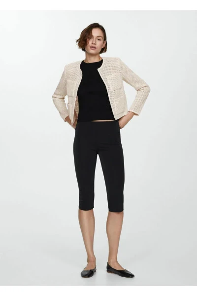 Openwork knitted cardigan - MANGO (1)