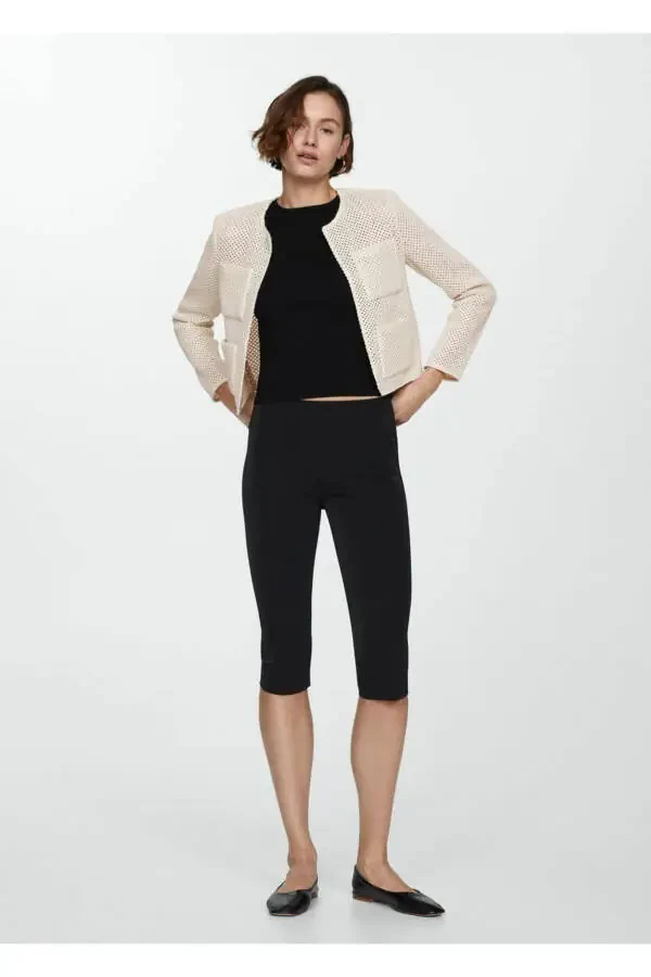 Openwork knitted cardigan - 2