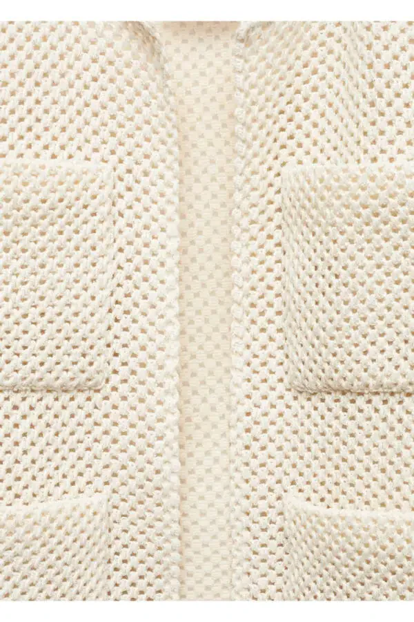 Openwork knitted cardigan - 6