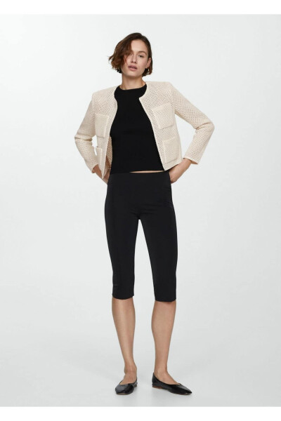 Openwork knitted cardigan - MANGO WOMAN (1)