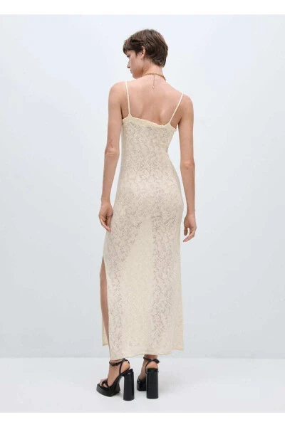 Openwork knitted dress - 4