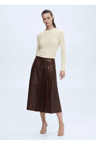 Openwork Knitted Sweater - MANGO (1)